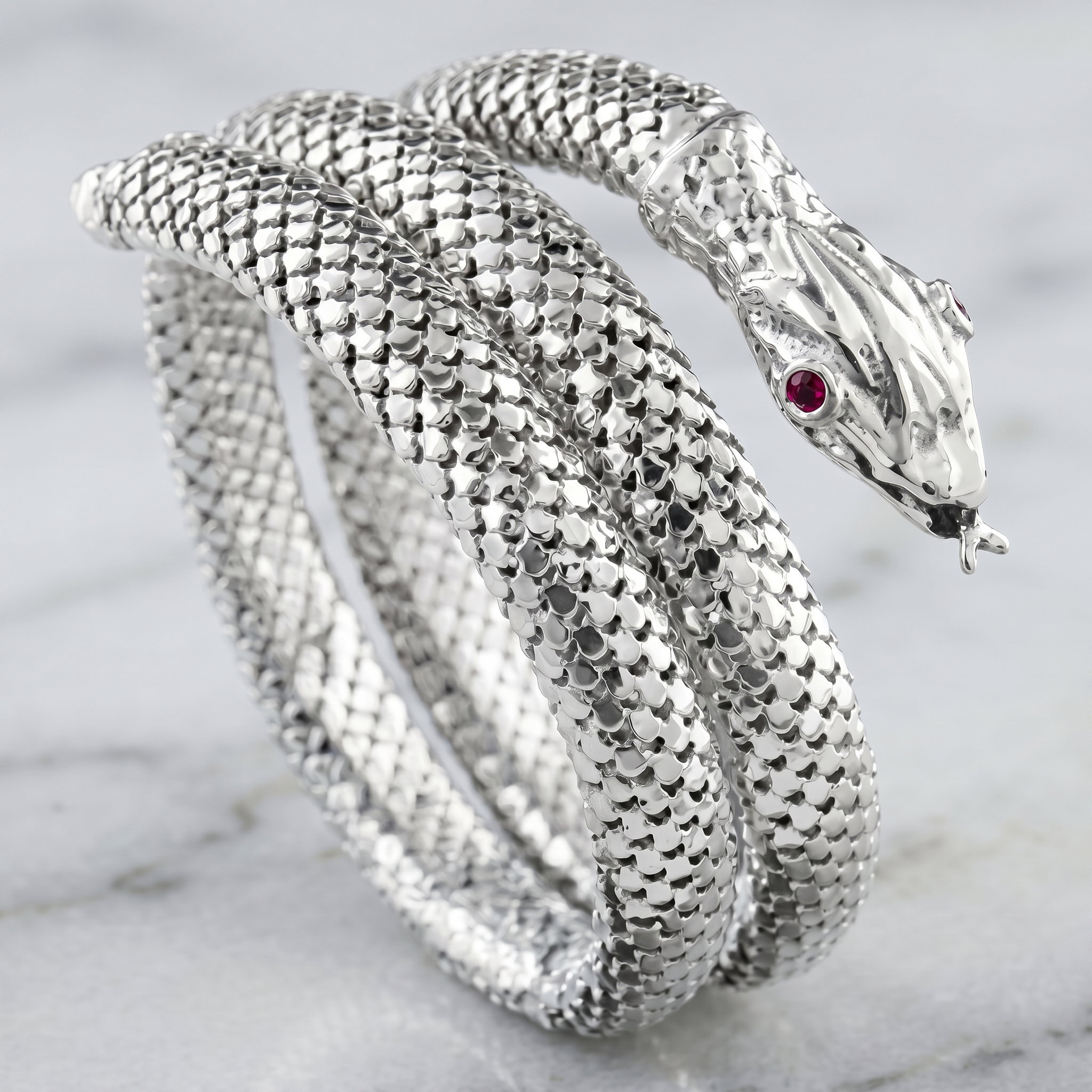 Serpent Coil Bracelet