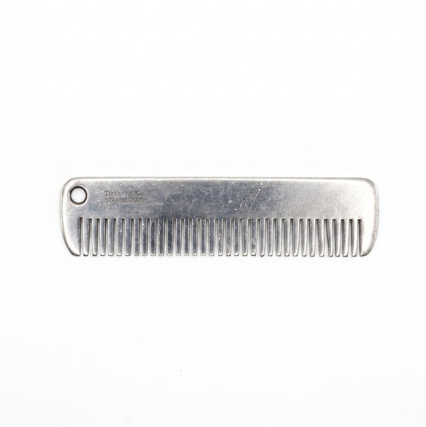 Closeup photo of 925 Sterling Tiffany & Co. Baby Comb 24.7g 3.5"