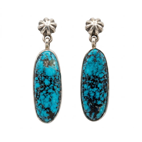 Closeup photo of Nacazari Turquoise Earrings