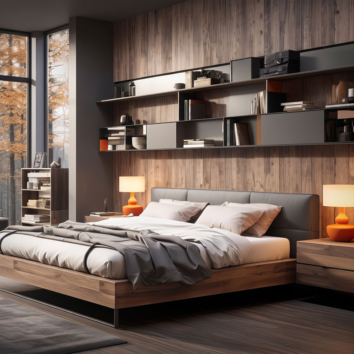 Styled showroom interior with curated furniture