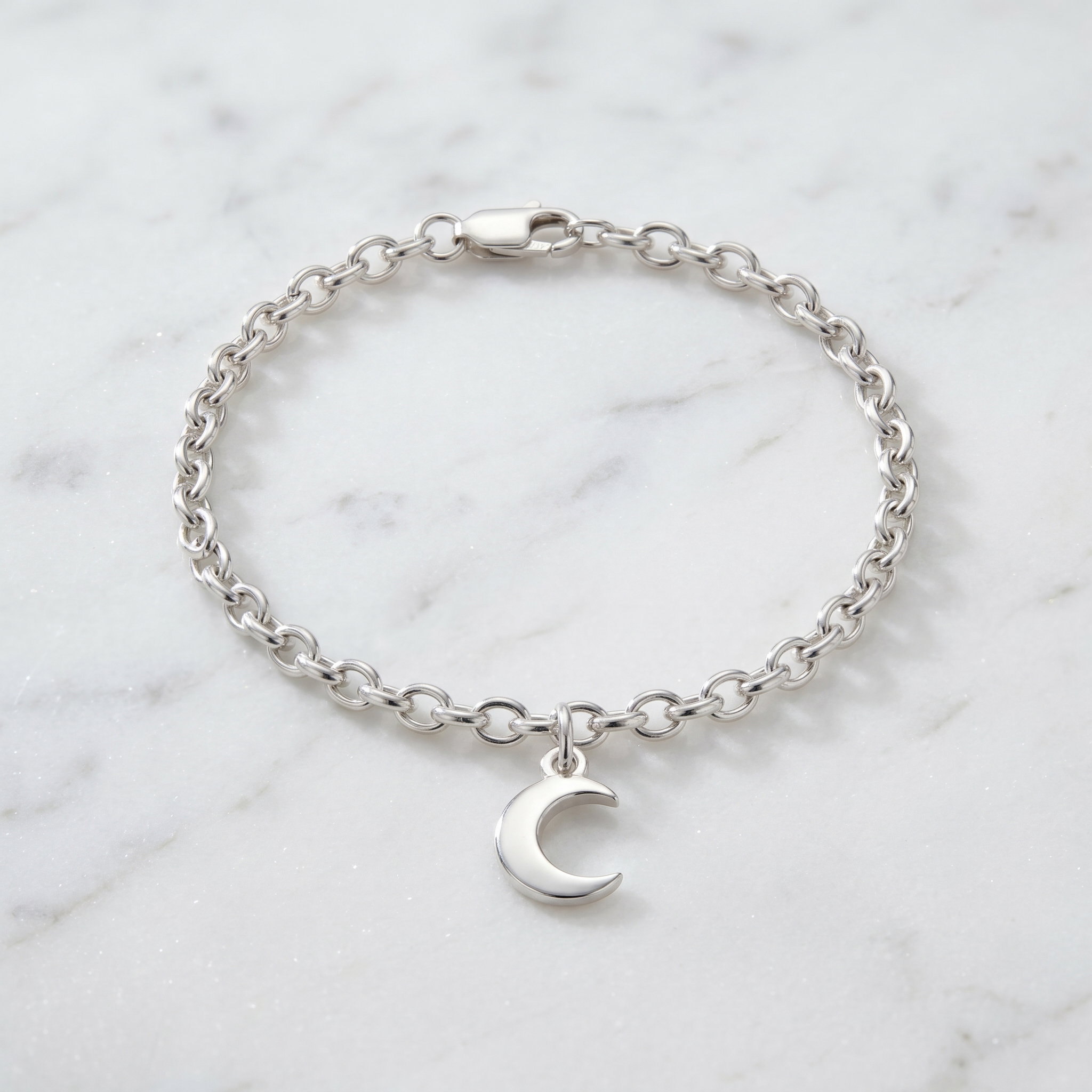 Lune Crescent Chain Bracelet