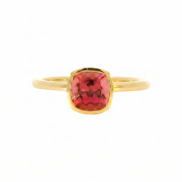 Closeup photo of Pink Tourmaline Stacker