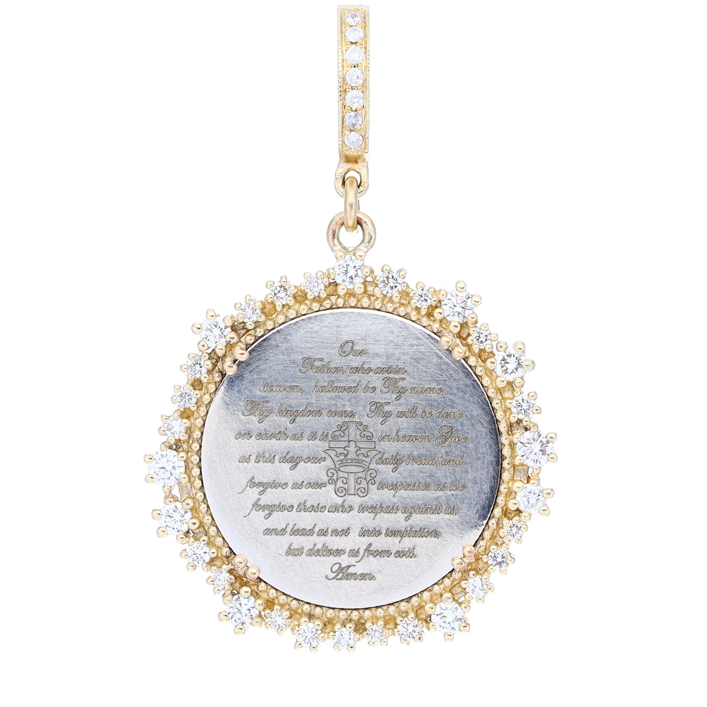 Love Token Engraved With The Lords Prayer