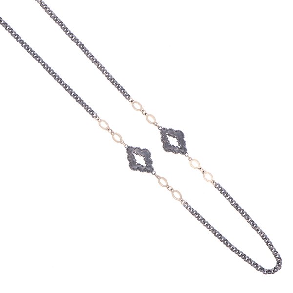 Closeup photo of Marquise Layering Chain