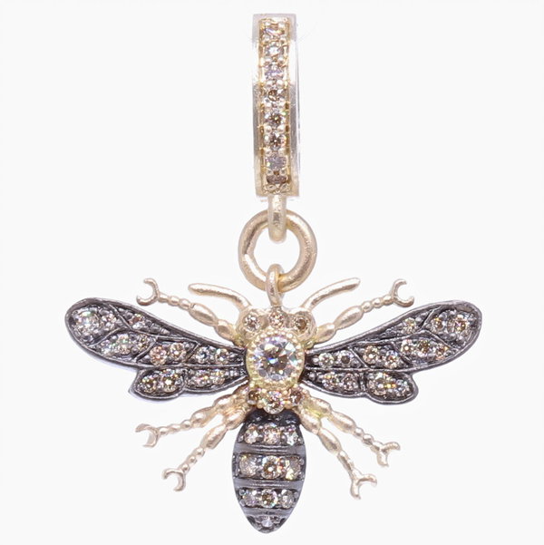 Closeup photo of Small Classic Bee Pendant