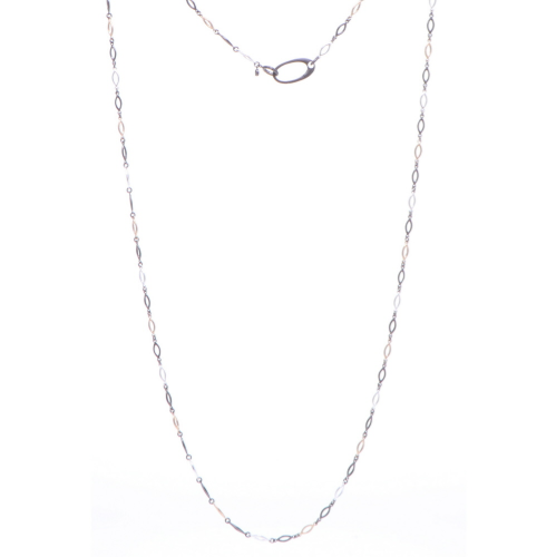 Closeup photo of Marquise Tri Colored Chain