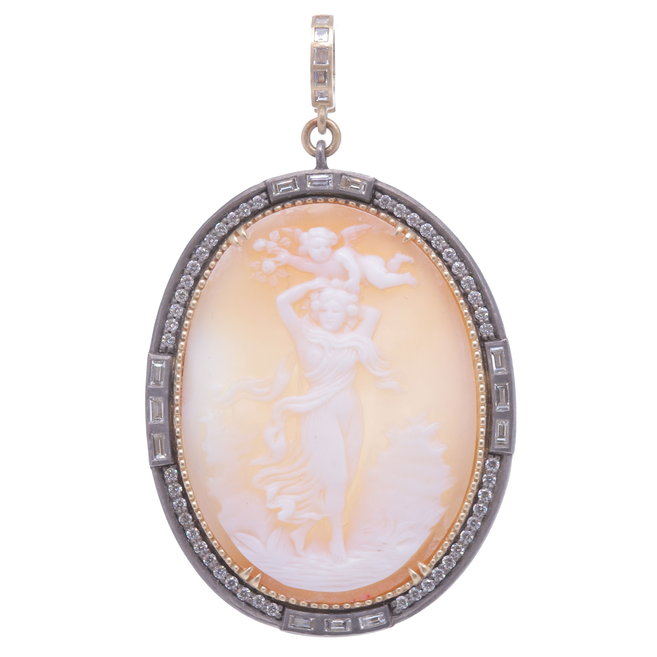 Oval Cameo Angel