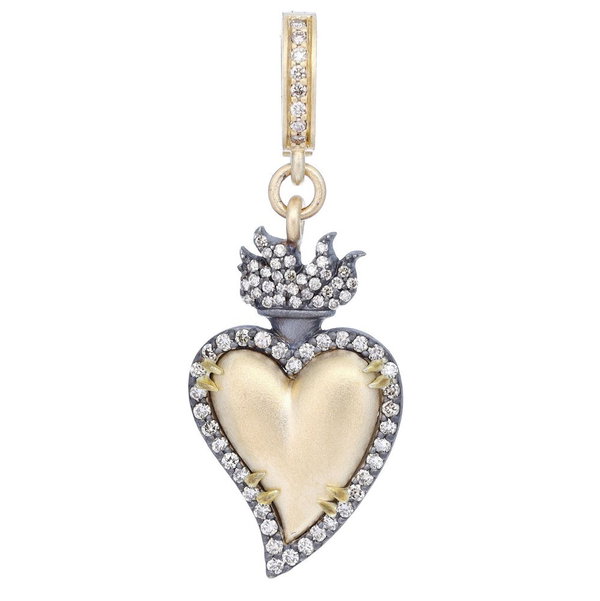 Closeup photo of Puffy Flame Heart