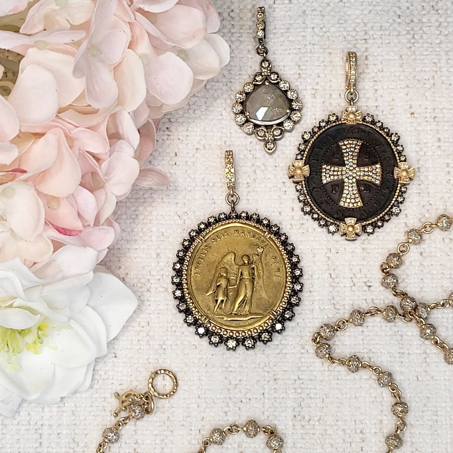 Antique St Benedict Medal Pendant