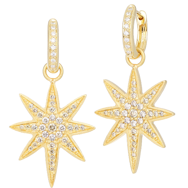 Closeup photo of North Star Earring Charms