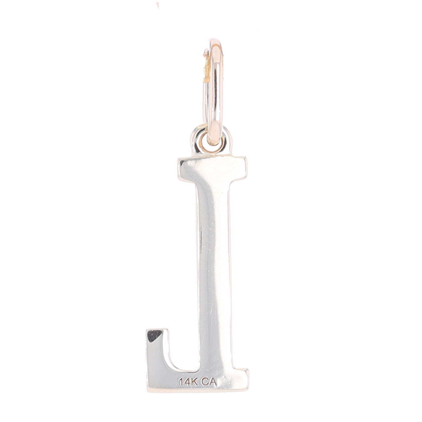 14k Pave Diamond Letter Charm