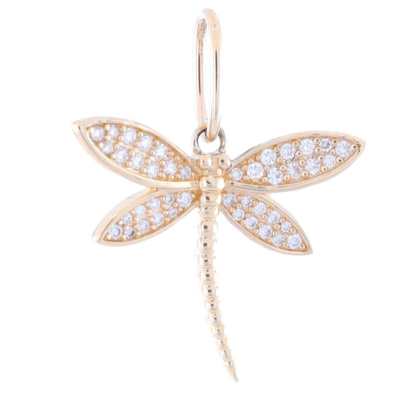 Small Dragonfly Pendant With Ring