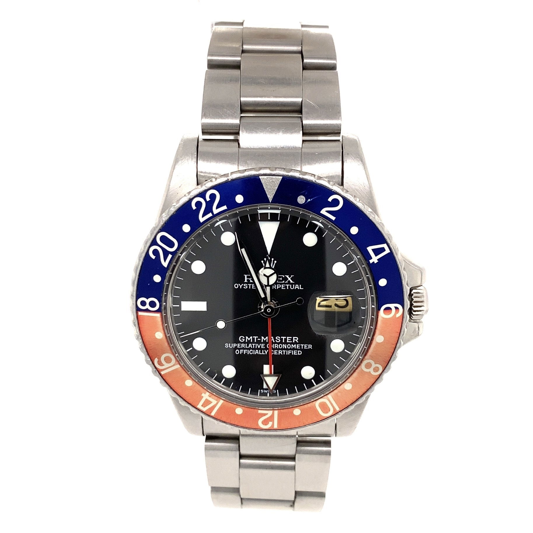 1675 Pepsi Rolex GMT Master Stainless Steel Oyster Bracelet