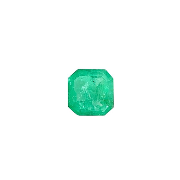 Closeup photo of 3.53ct Emerald Cut Emerald 9.68 x 9.53 x 5.82mm