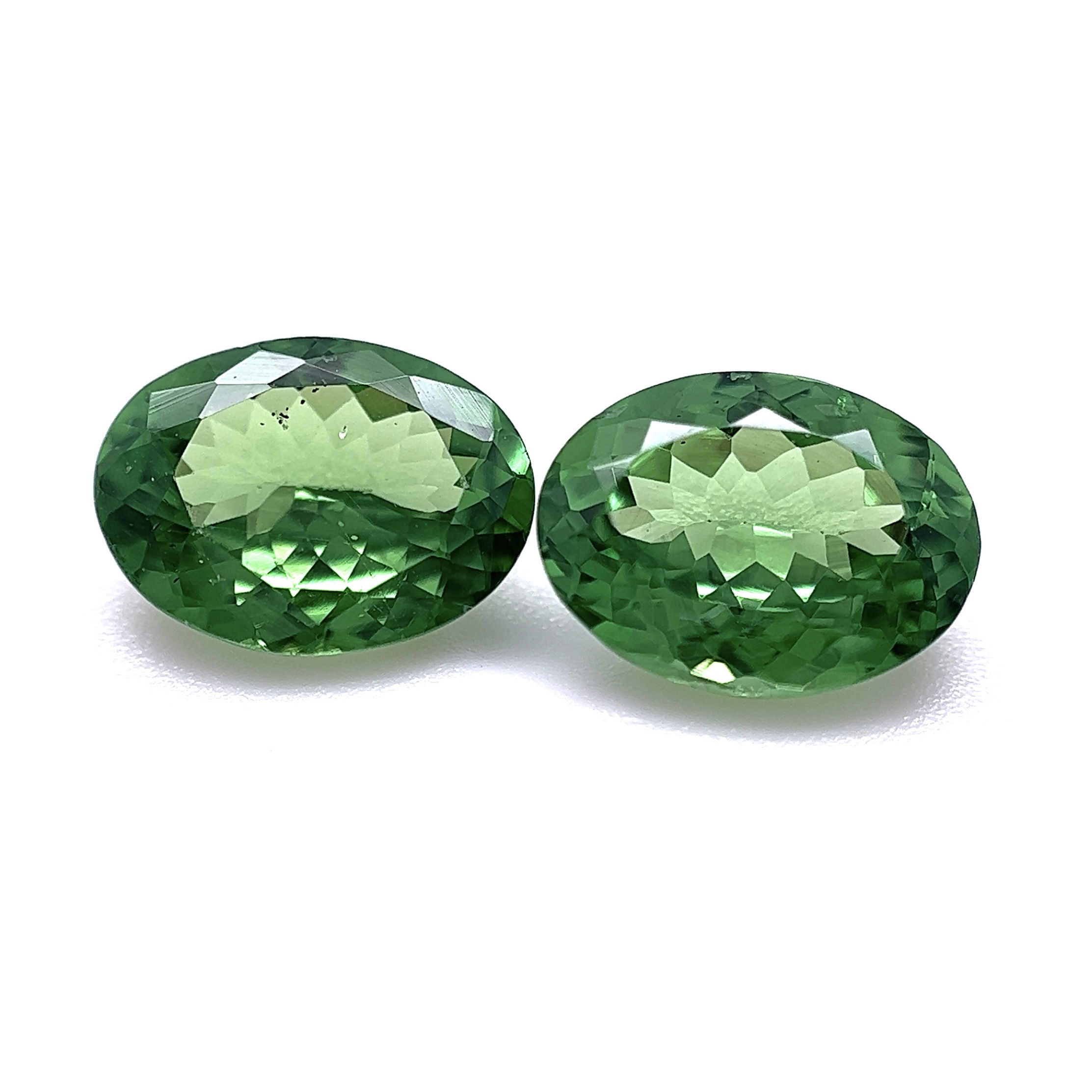 3.42tcw Oval Tsavorite 9.00 x 7.00mm
