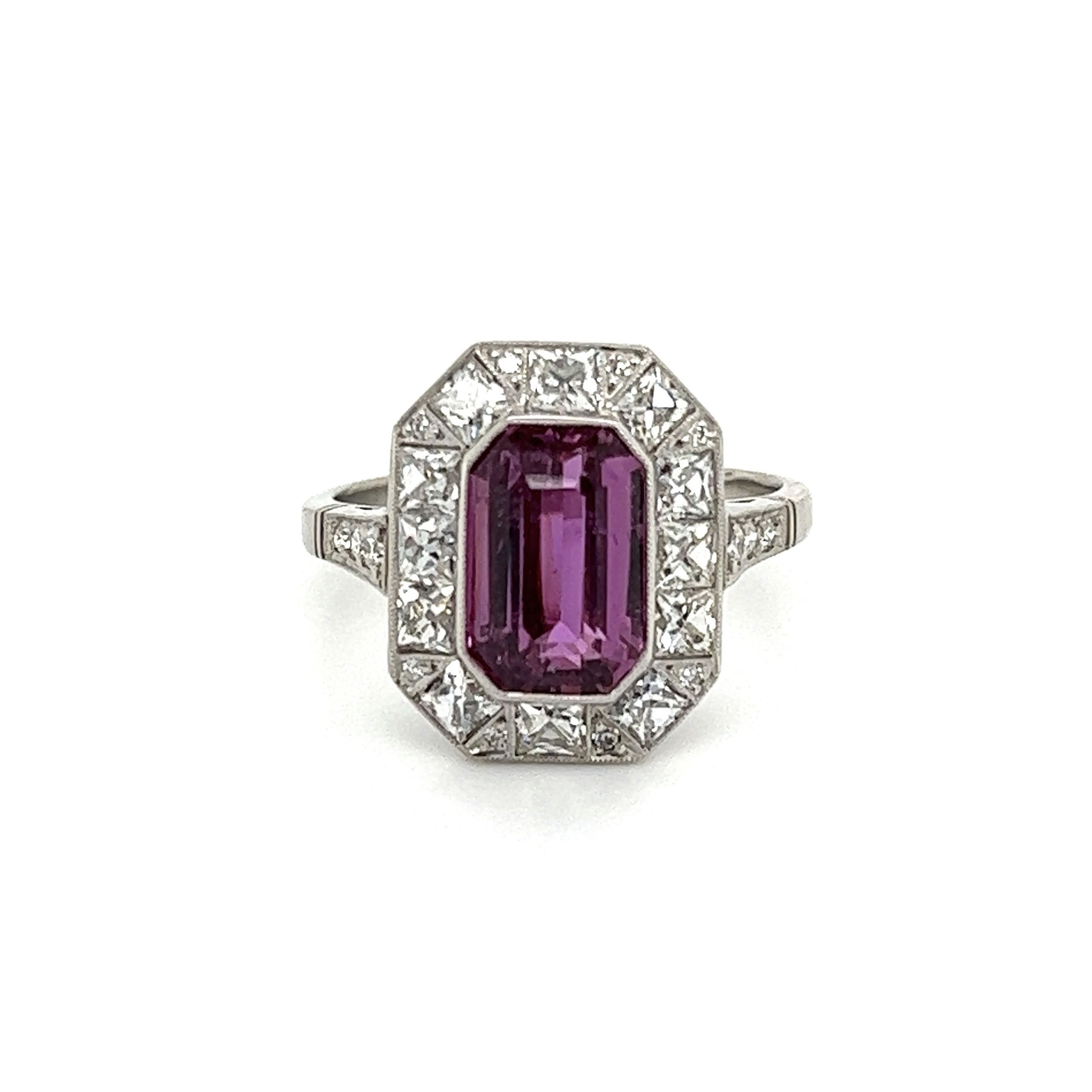 Purple on sale emerald ring