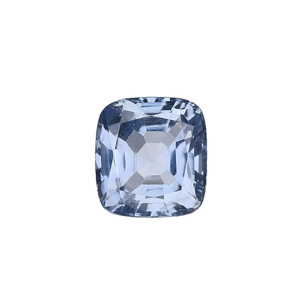 Closeup photo of 2.35ct Cushion Shape Loose Blue Sapphire NO HEAT GIA 8.16 x 7.56 x 4.10mm