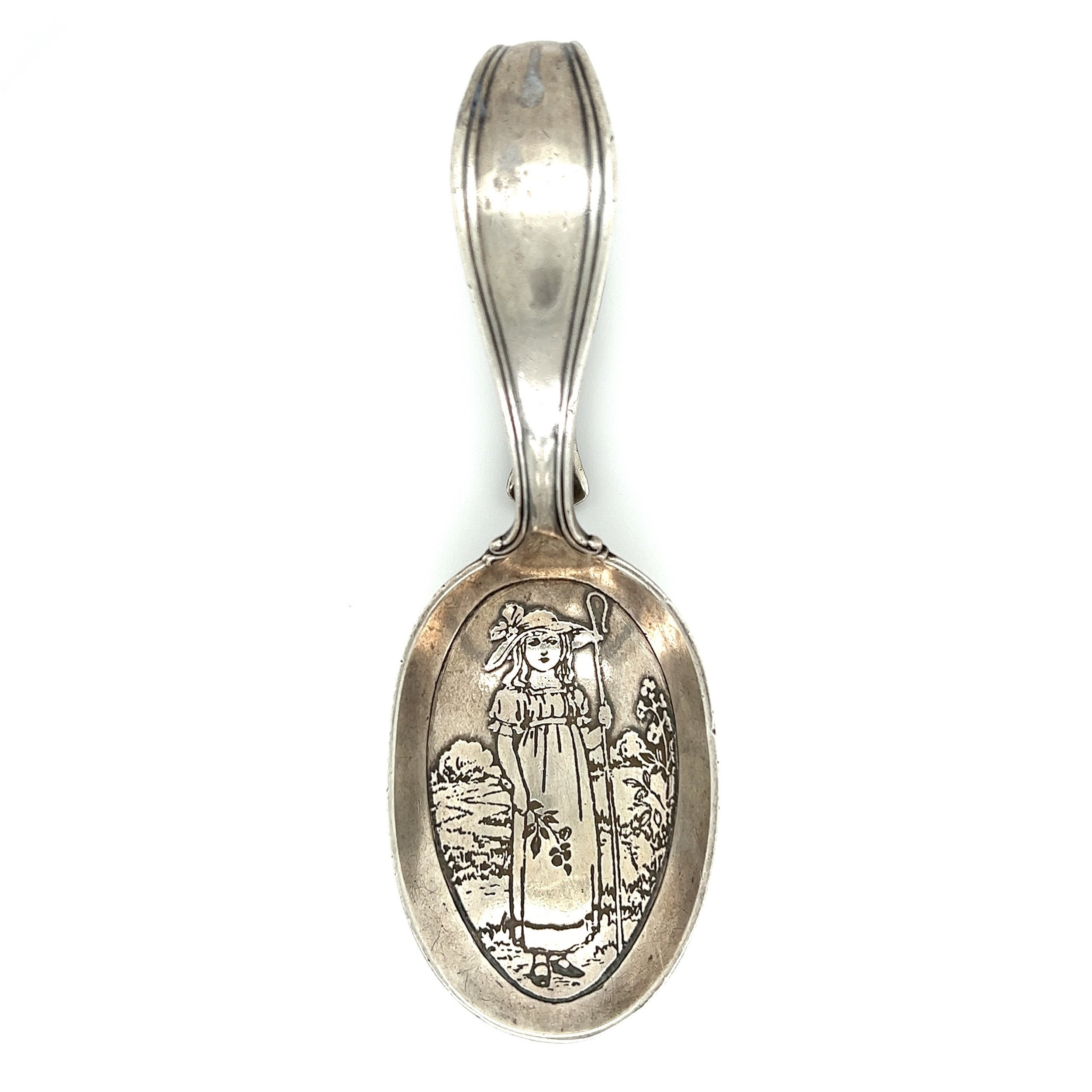 925 TIFFANY & CO STERLING Mother Goose Baby Spoon 33.3g