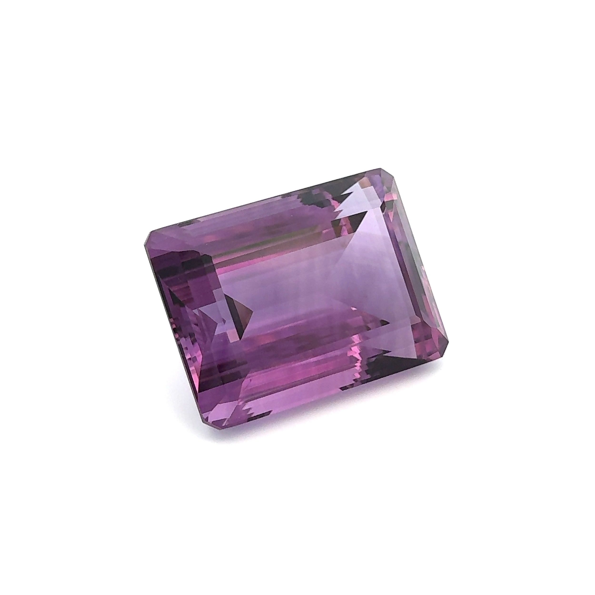 142.36ct Loose Emerald Cut Amethyst 35.40 x 26.55 x 20.03mm 142.36ct Loose Emerald Cut Amethyst 35.40 x 26.55 x 20.03mm