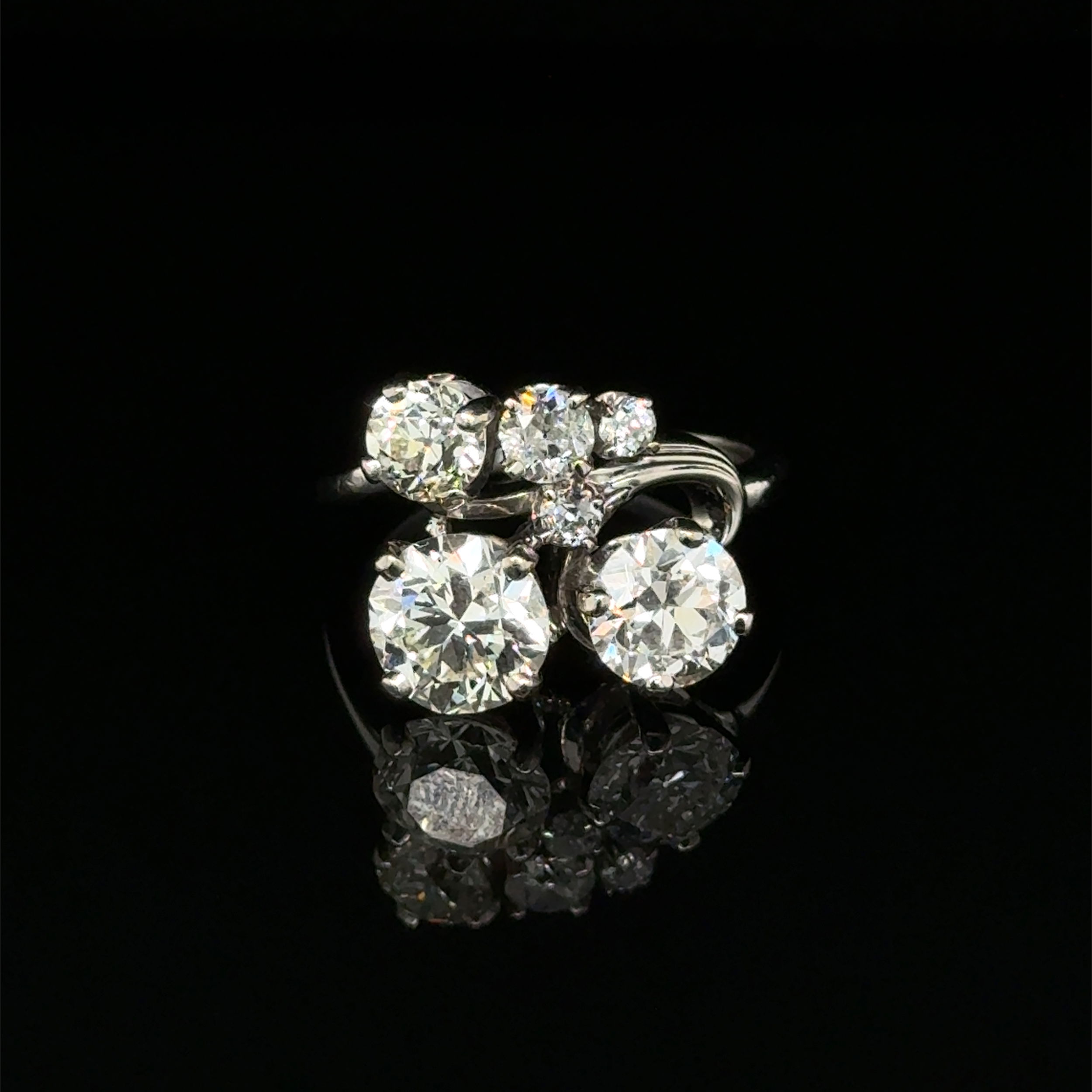 14K & 18K WG 1.50ct OEC, 1.10ct OEC & 1.14tcw OEC Diamond Cluster Ring 6.0g, s6