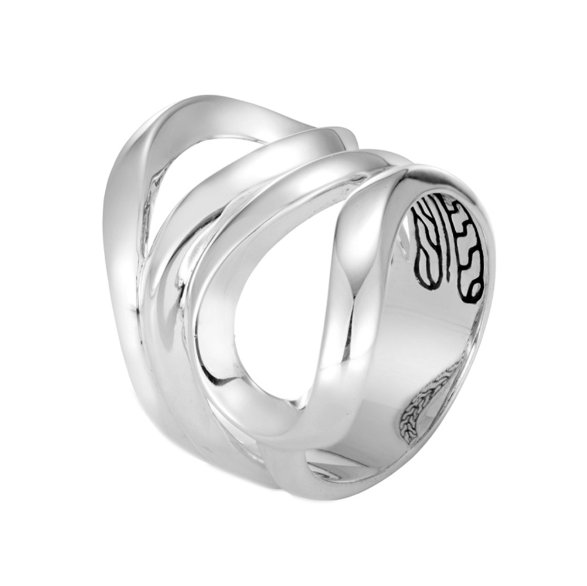 925 Sterling JOHN HARDY Asli Classic Chain Ring 8.5g, s7 925 Sterling JOHN HARDY Asli Classic Chain Ring 8.5g, s7