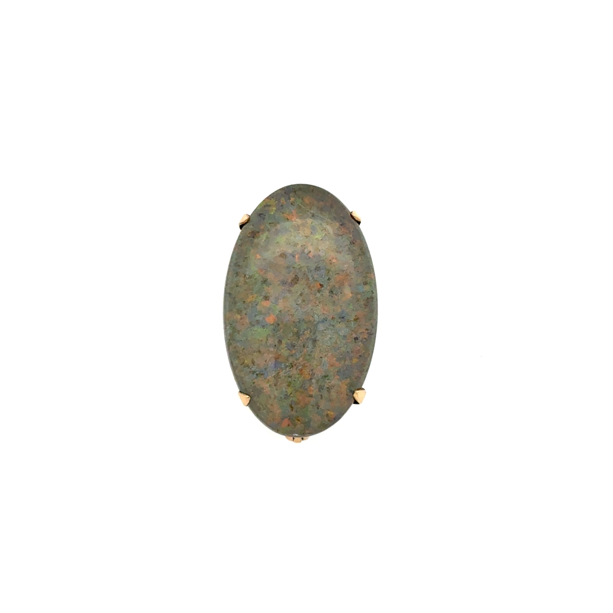 14K YG Opal Triplet Brooch 3.6g
