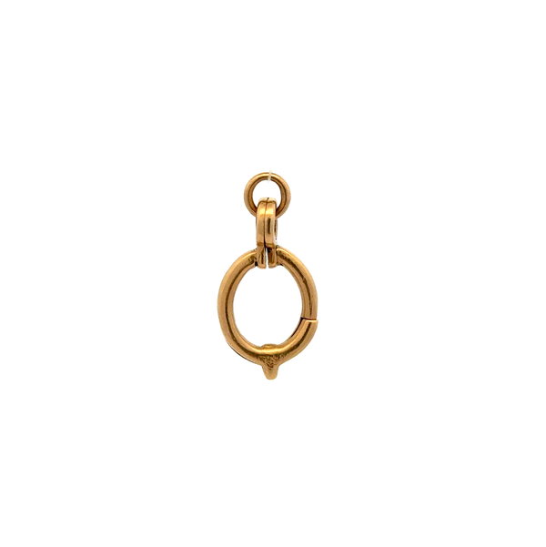 Closeup photo of 14K Unique Openable Clasp 2.1g, 21.2mm