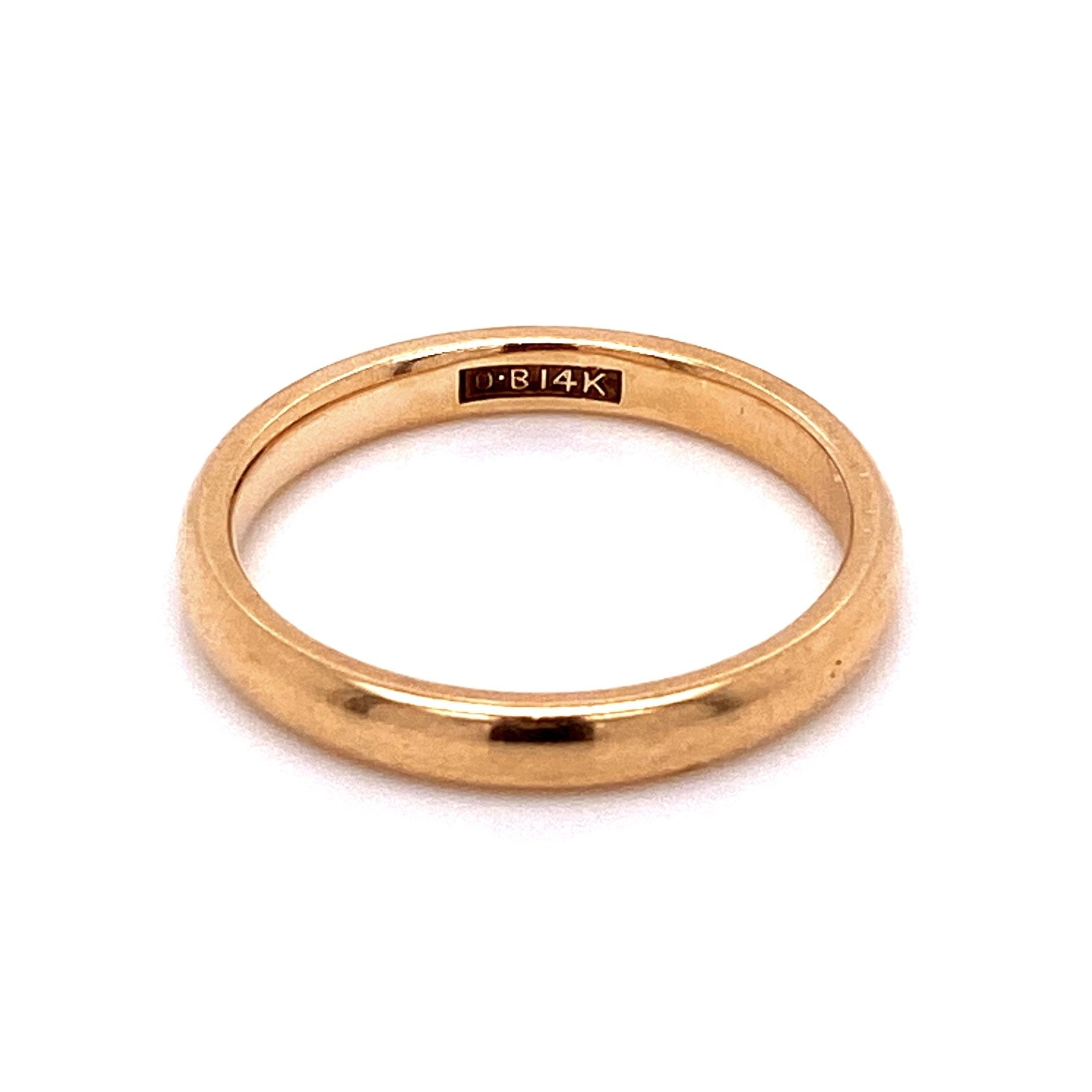 14K YG Classic Solid Stackable Band Ring 3.4g, s