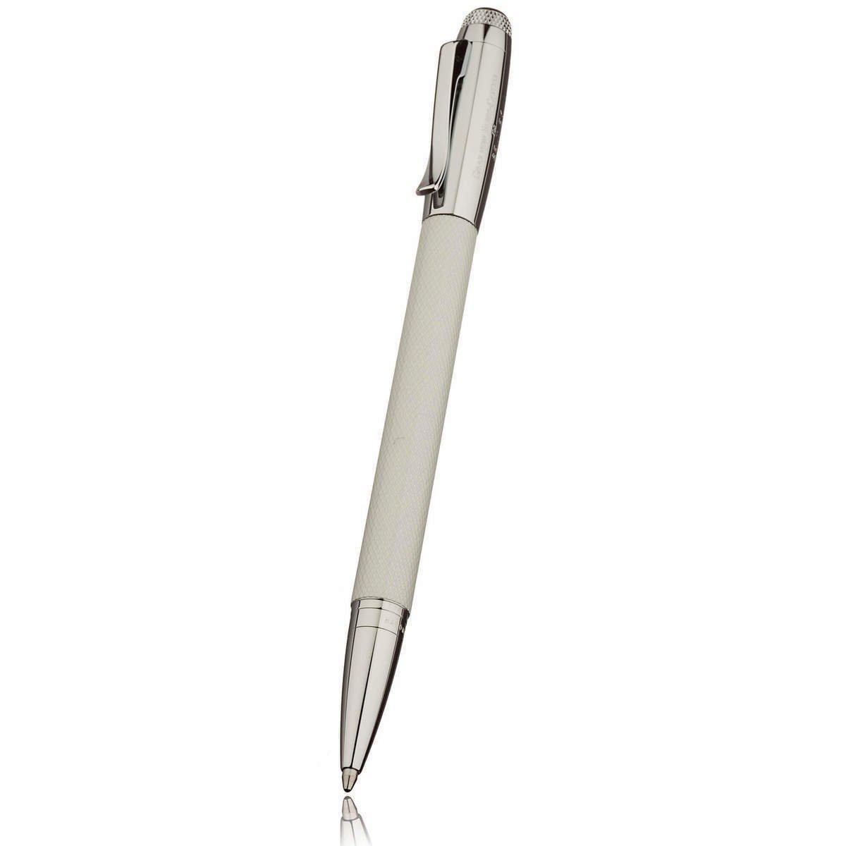 Faber-Castell White Satin Bentley Series Ballpoint Pen