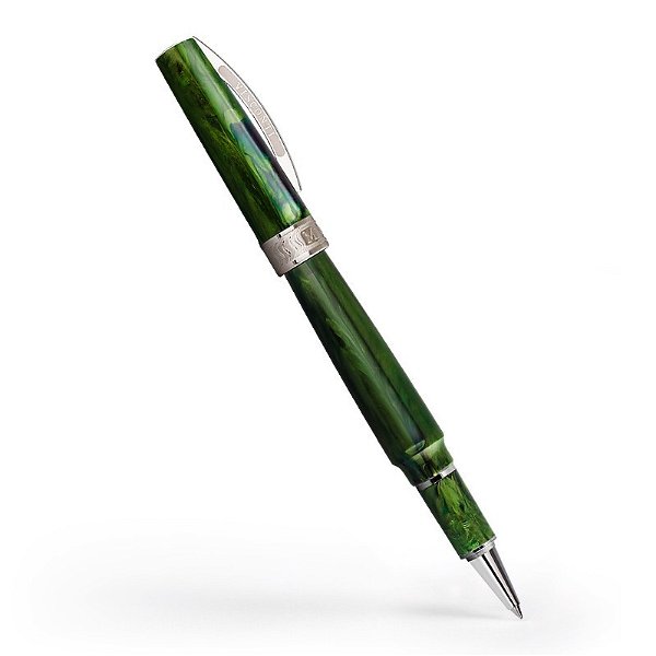 Closeup photo of Visconti Mirage Rollerball Pen - Emerald Green