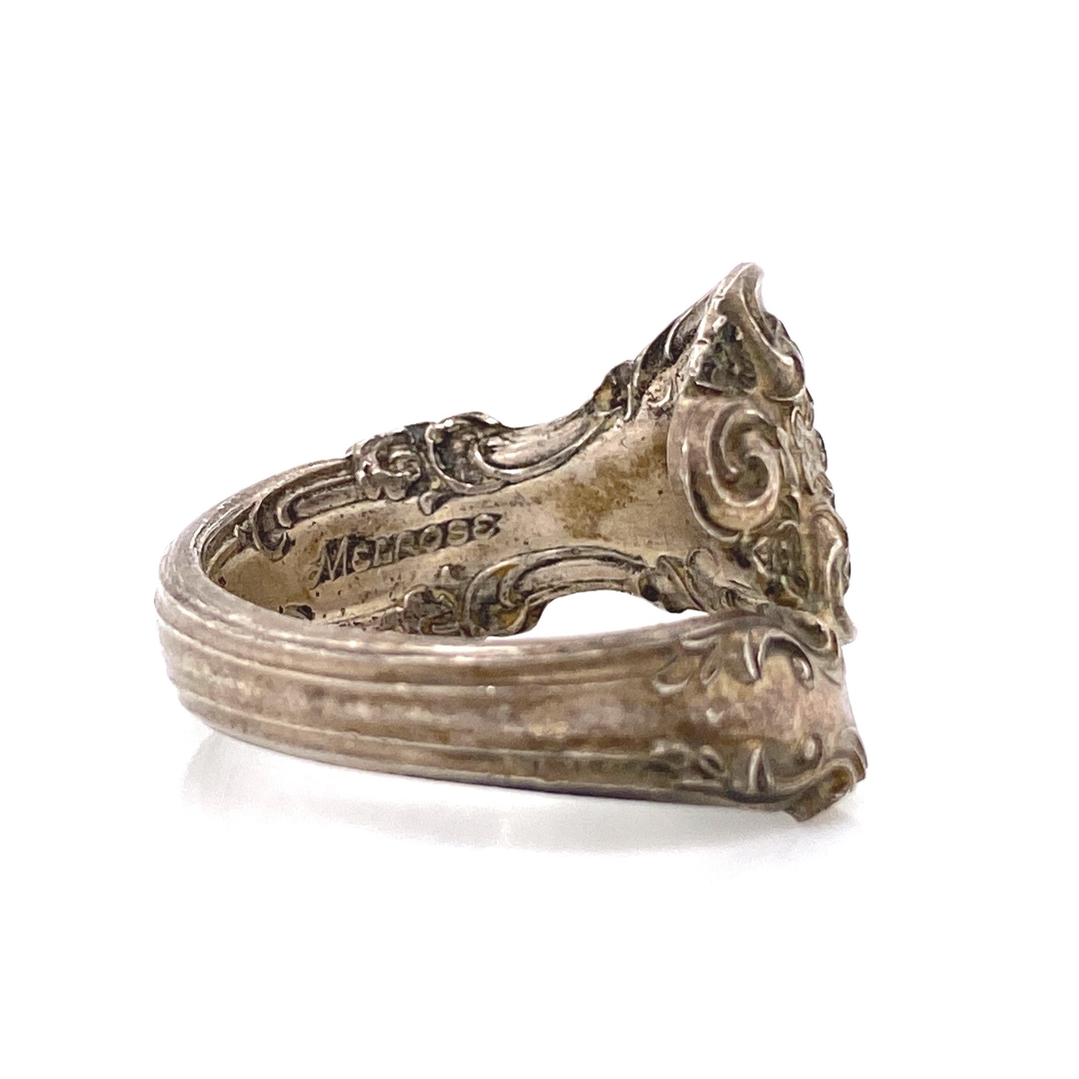 925 Sterling Gorham Melrose Ring From Flatware 10.6g, s9