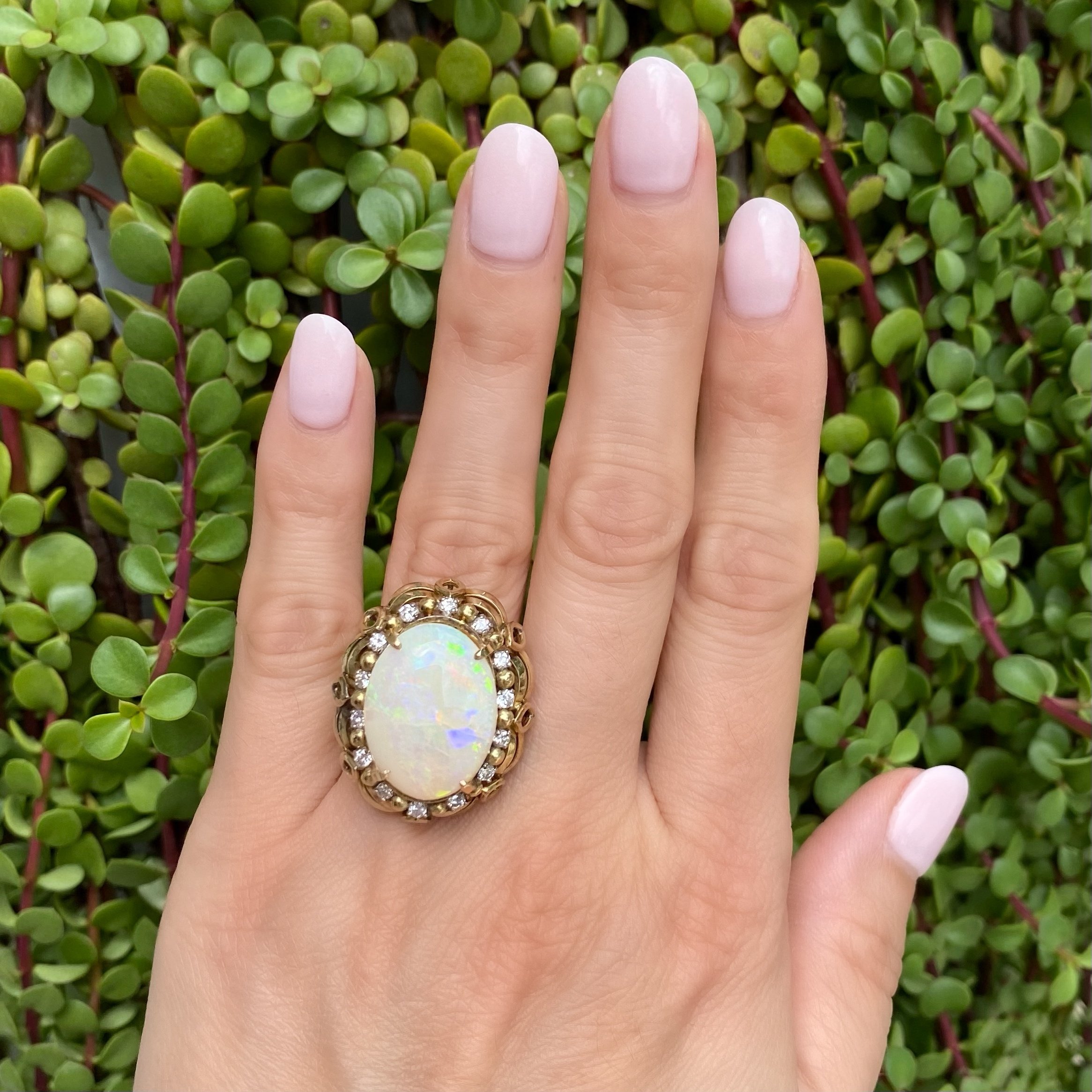 Promise Solid Australian Opal Ring - Austral Stones