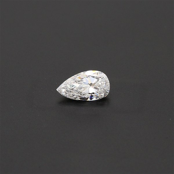 Closeup photo of 0.71ct Pear Shape Cut Diamond, VS2-D