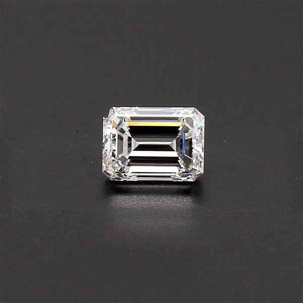 Closeup photo of 0.62ct Emerald Cut Diamond, VS1-G