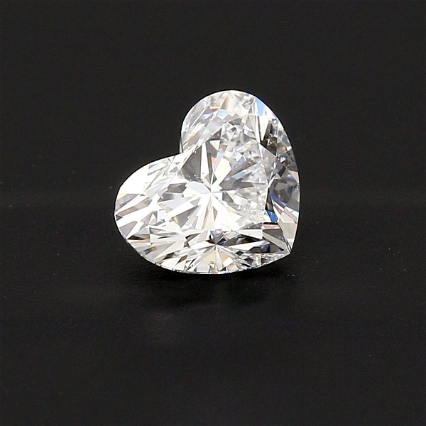 Closeup photo of 1.01ct Heart Shape Cut Diamond, SI1-E -GIA/INSC