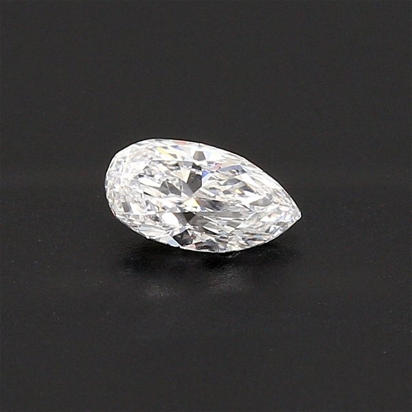 Closeup photo of 0.36ct Pear Shape Cut Diamond, VS2 -E