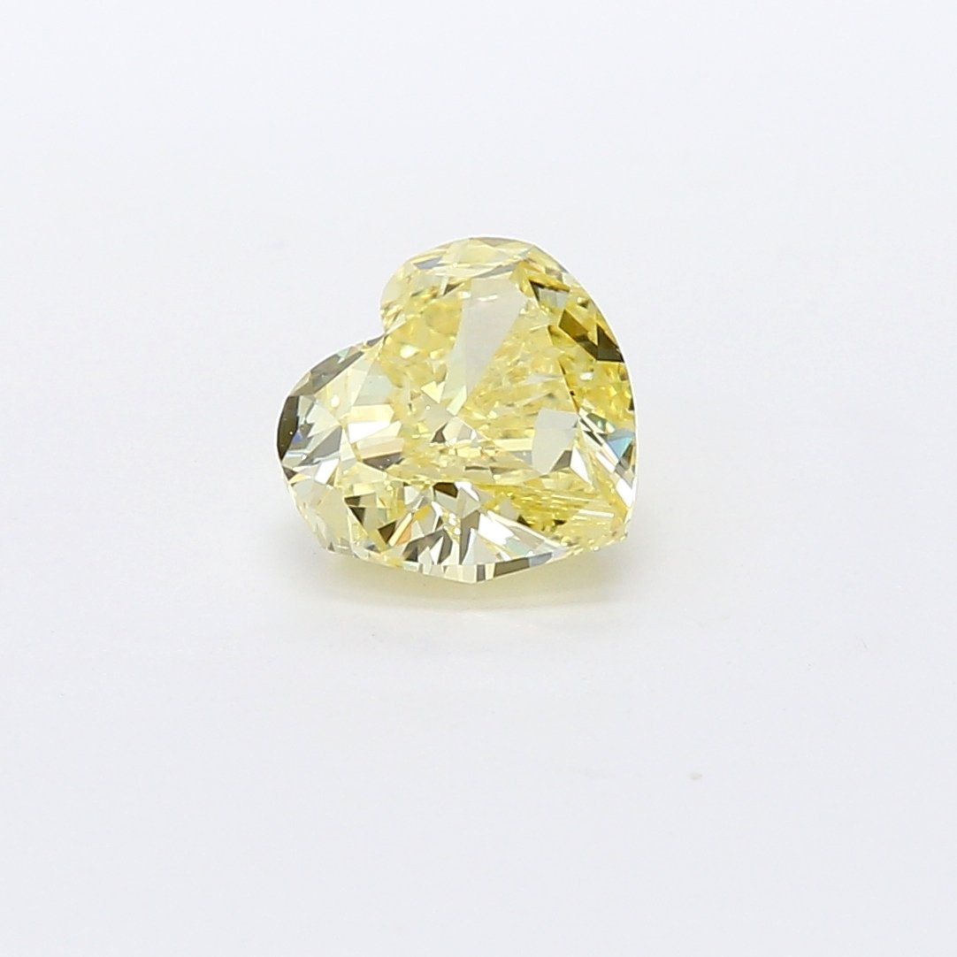 1.11ct Heart Shape Cut Diamond, VS1- Fancy Intense Yellow -GIA