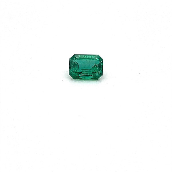 Closeup photo of 1.73ct Zambian Emerald Cut Emerald