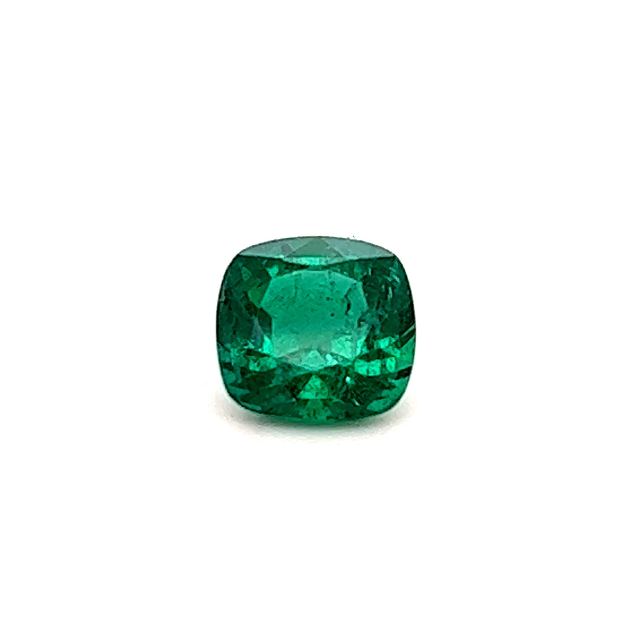 2.05ct Zambian Cushion Cut Emerald