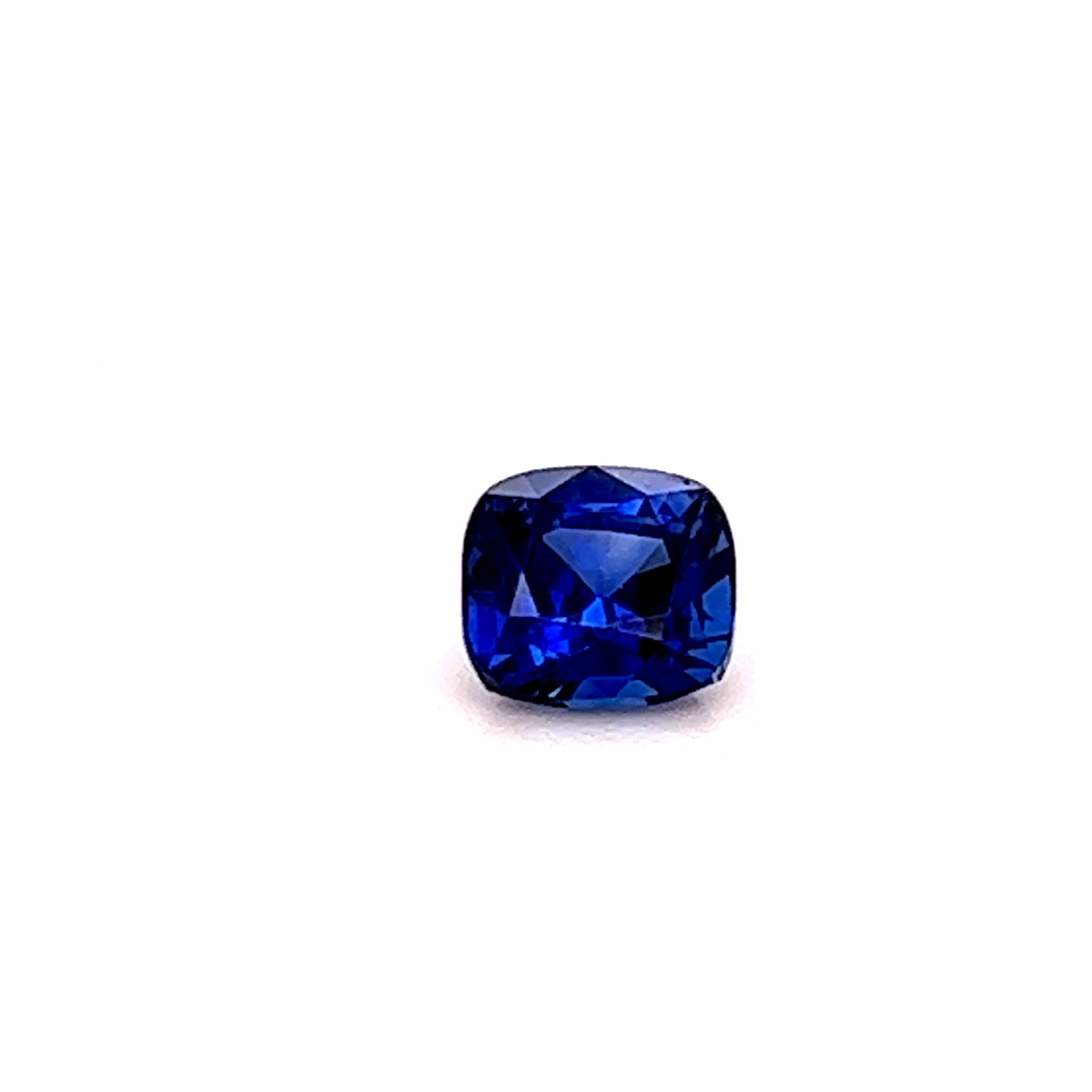 1.26ct Cushion Cut Sapphire