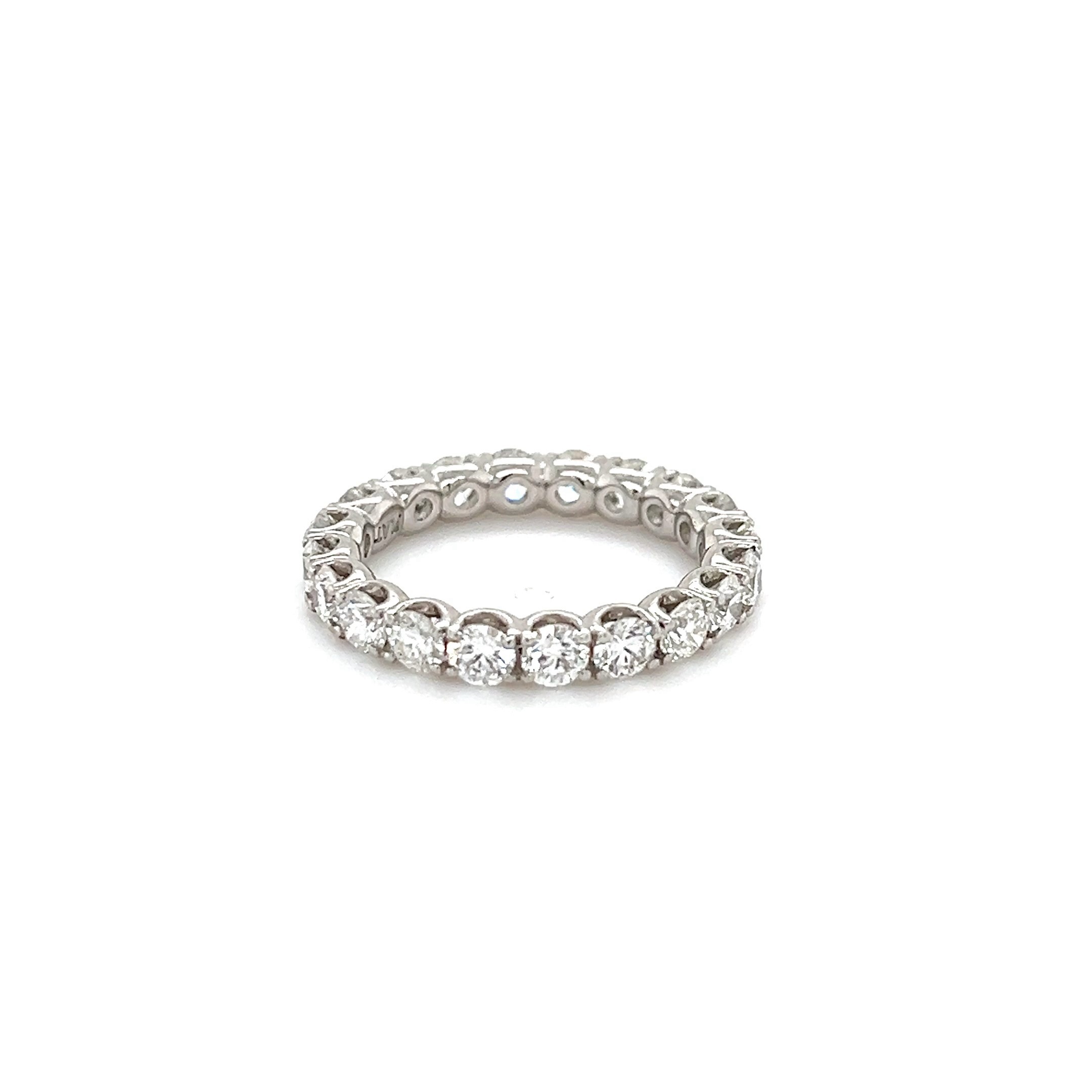 Platinum 2.23tw Diamond Wedding Band