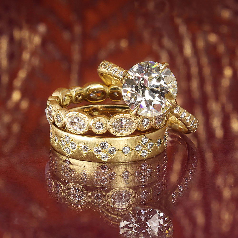 custom wedding band sets at Alara Bozeman