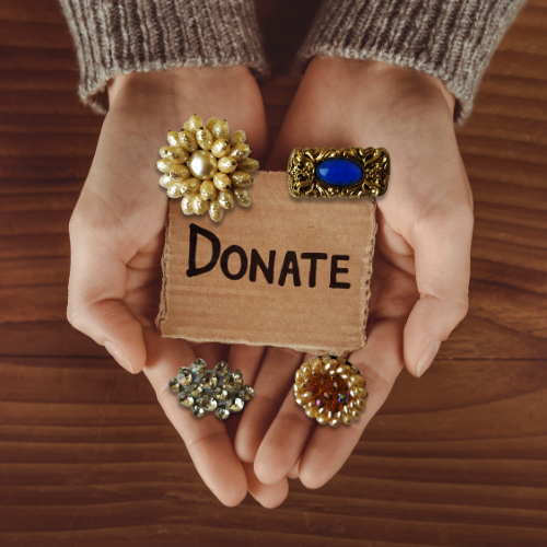 donate old jewelry to a nonprofit for righteous sustainability