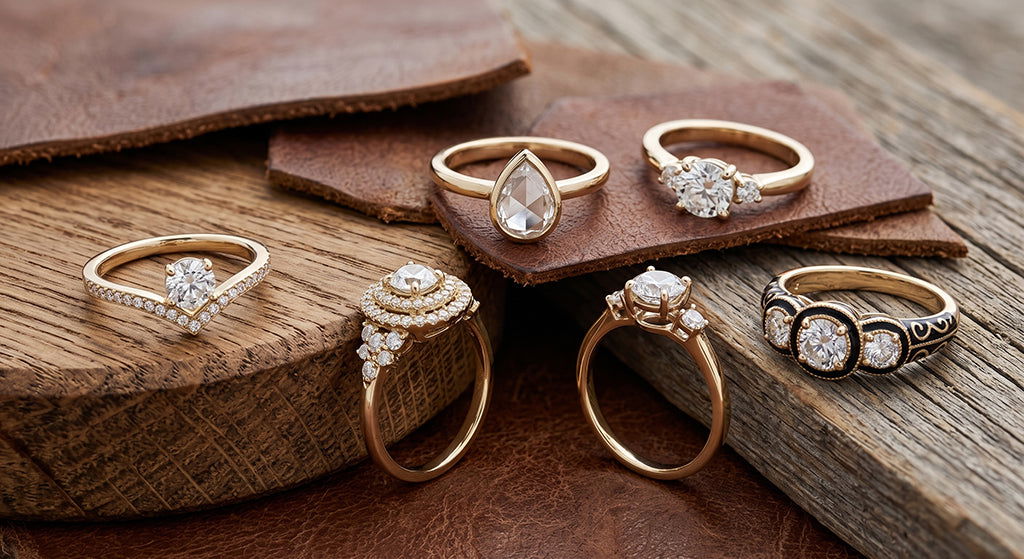 Alara Jewelry engagement ring collection, natural and lab-grown diamonds