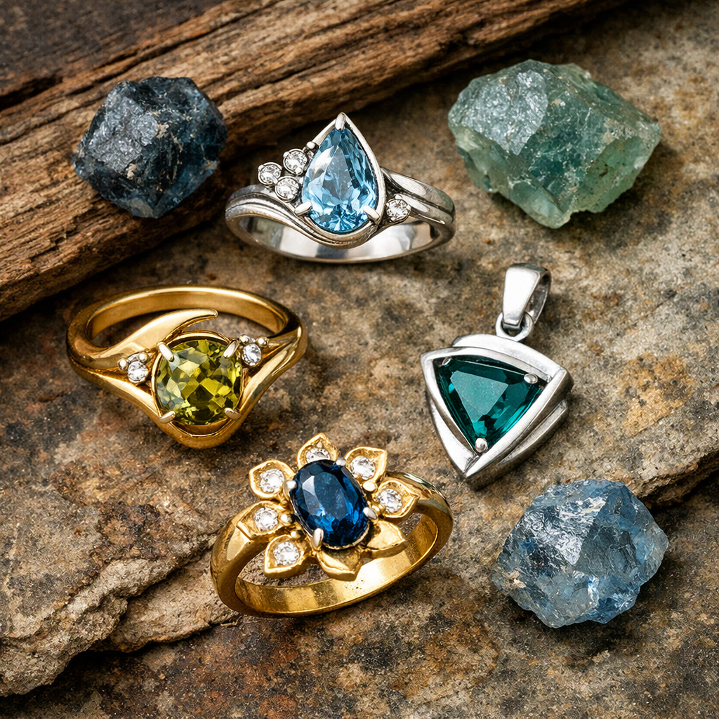 Ethical fair trade Montana sapphire rings from the source at Alara