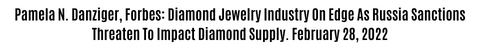 Russian Sanctions and Diamond Pricing - How to Support Ukraine Through
