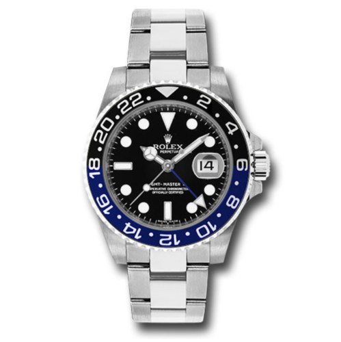 Closeup photo of Rolex 116710BLNR BATMAN GMT-Master II Steel Watch