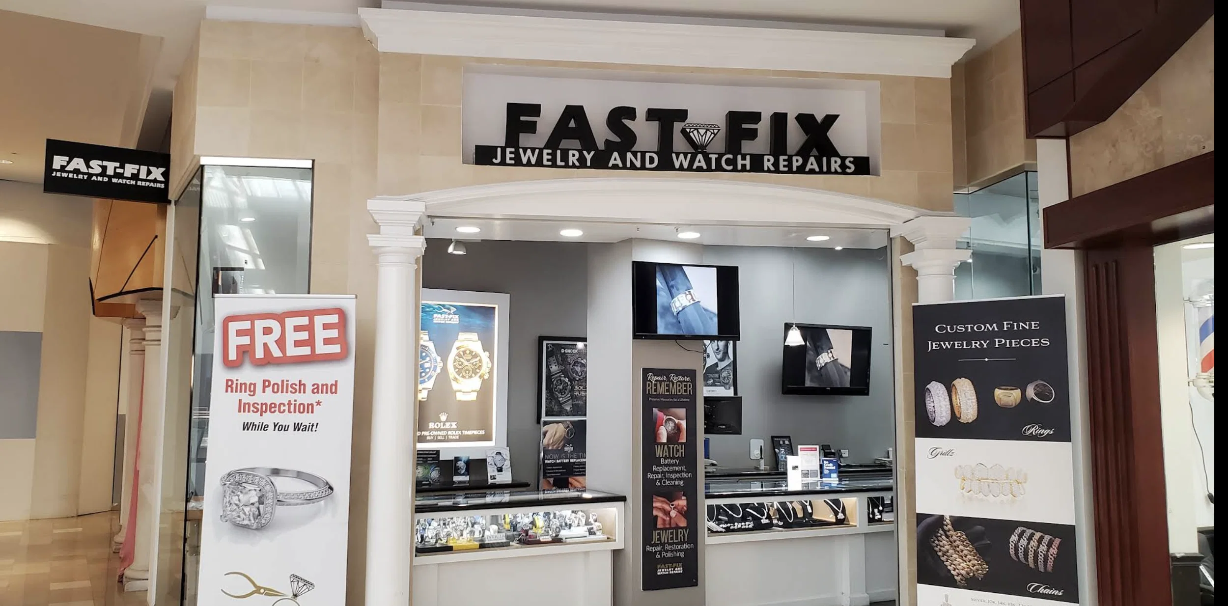 Fast Fix jewelry and watch repair boutique at Chandler Fashion Mall