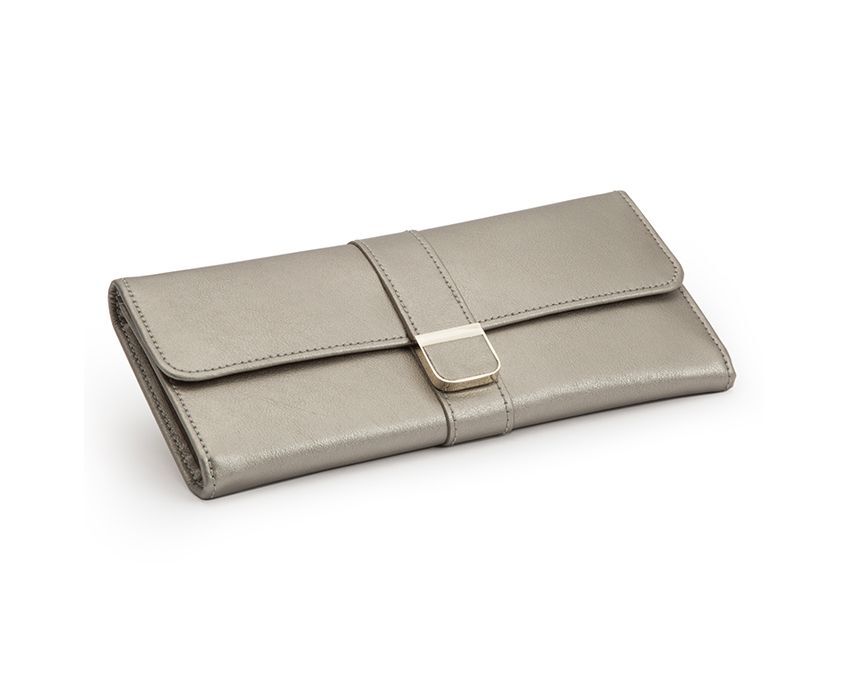 Palermo Jewelry Roll in Pewter