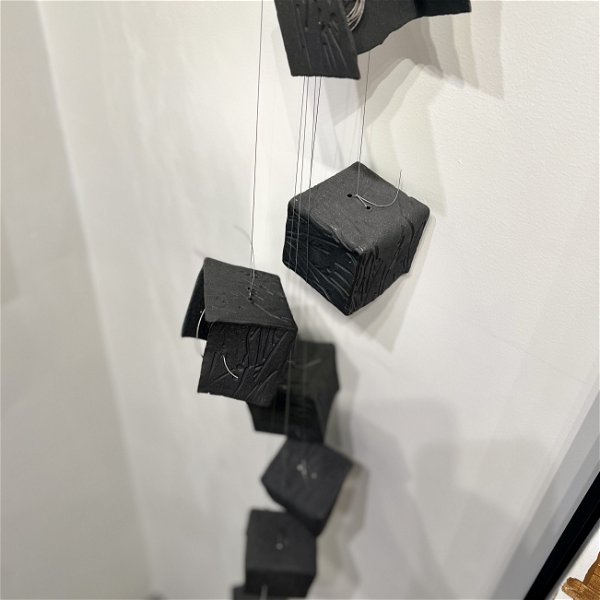 Closeup photo of Floating Cubes